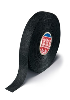 Textilná lepiaca izolačná páska PET 19mm X 25m - čierna (hladká) TESA 51006