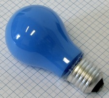 Klasická žiarovka 15W 230V E27 Modrá ORBITEC 60x103mm obyčajná A60